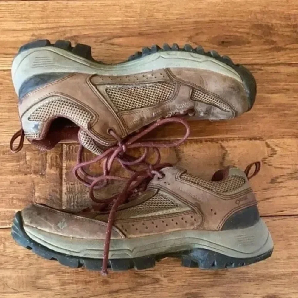Vasque Breeze 2.0 Low GTX Hiking Boots Brown Leather Womens Size 9